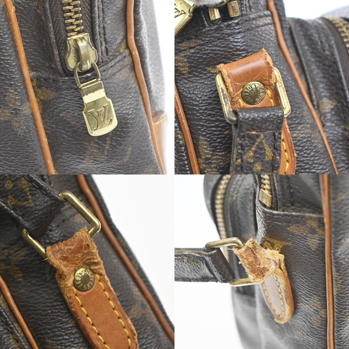 LOUIS VUITTON Amazon Crossbody Shoulder Bag Monogram Leather BN M45236 30KD040