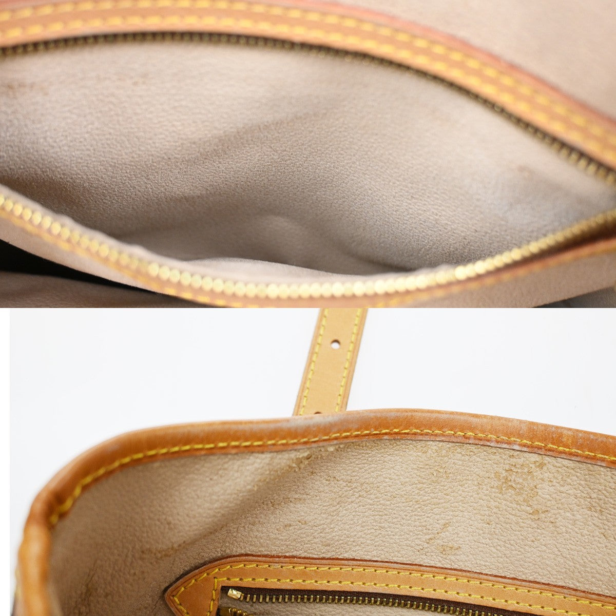 LOUIS VUITTON BUCKET GM Shoulder Tote Bag Monogram Leather Brown M42236 39SA072