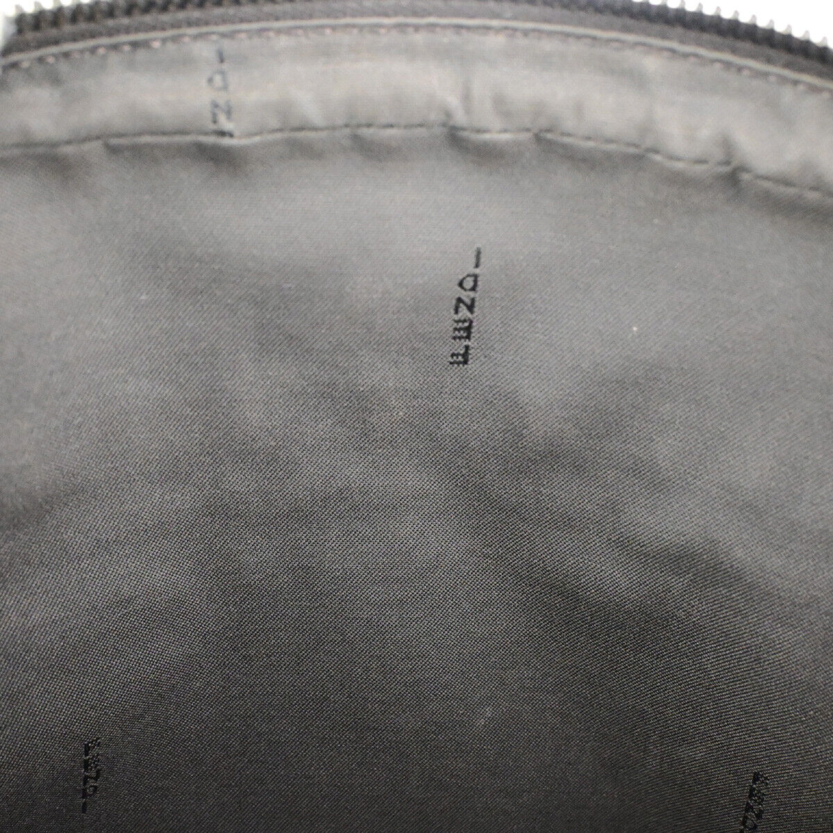 FENDI Logo Zucchino Pattern Shoulder Bag Canvas Leather Brown SHW Italy 87SJ495