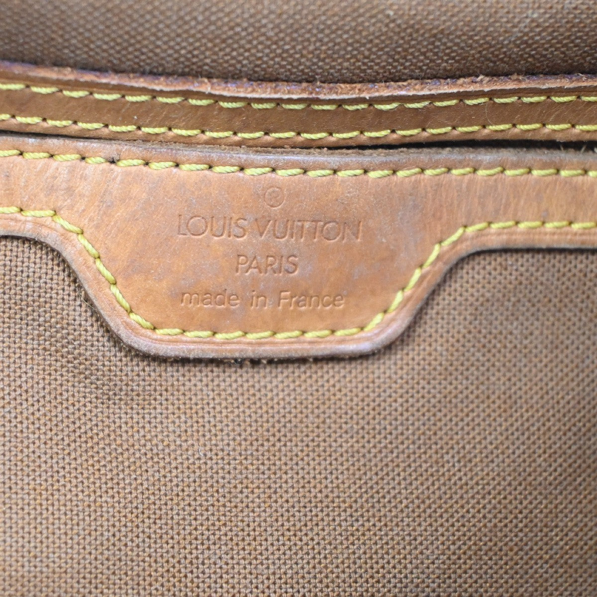 LOUIS VUITTON Montsouris GM Backpack Bag Monogram Leather Brown M51135 72CA811
