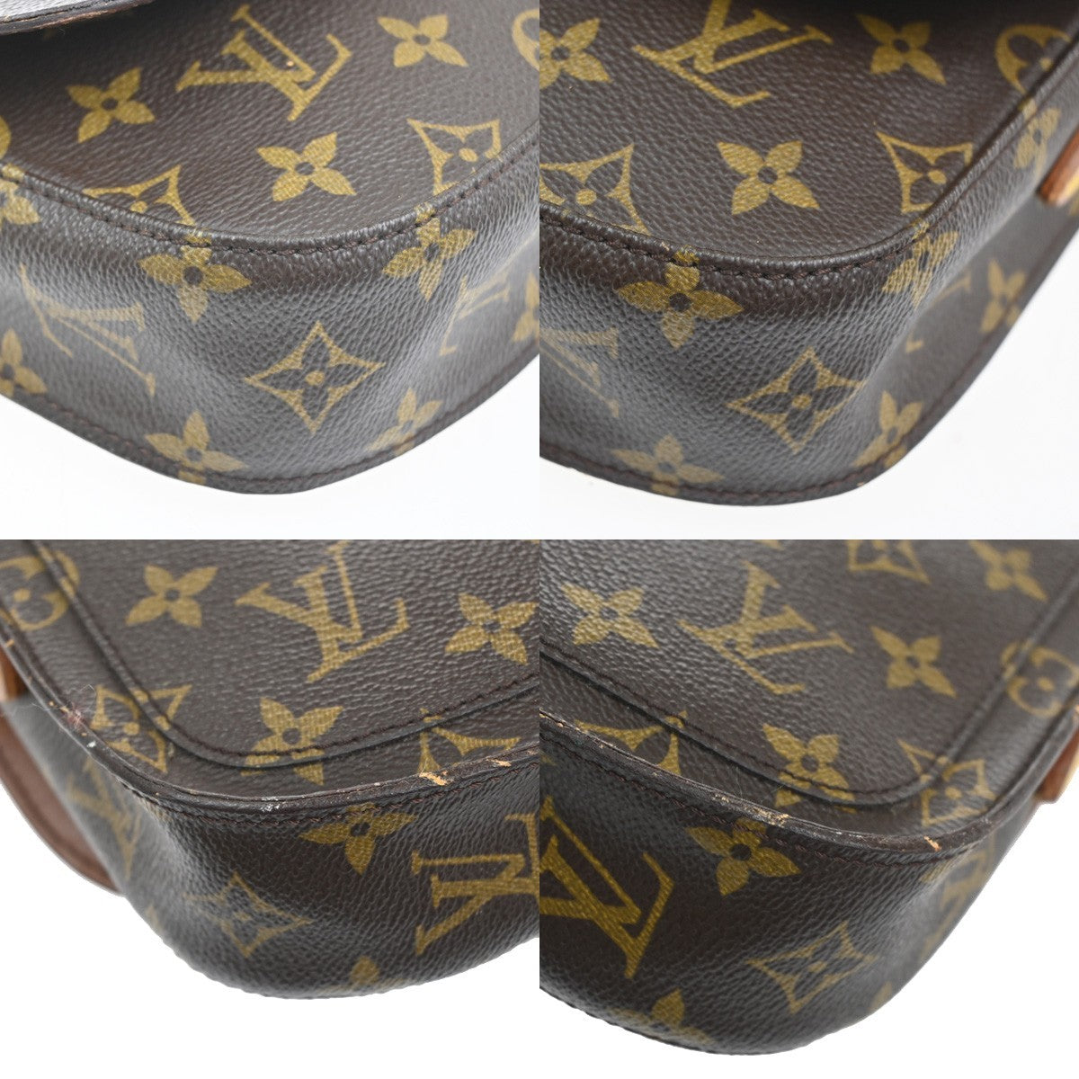 LOUIS VUITTON Mini Saint Cloud Shoulder Bag Monogram Leather BN M51244 32MA504