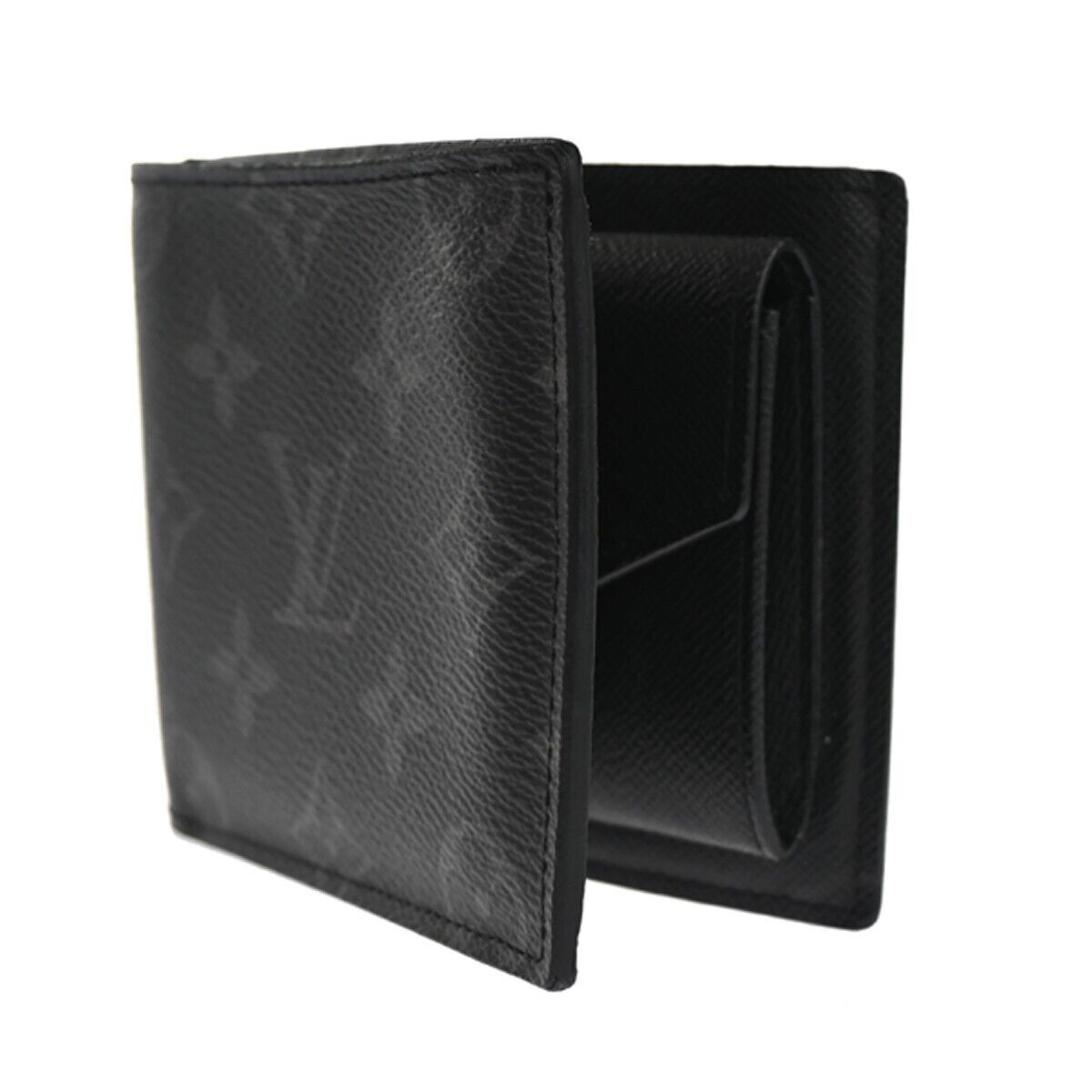 LOUIS VUITTON Marco NM Bifold Wallet Monogram Eclipse Leather BK M62545 88GA260
