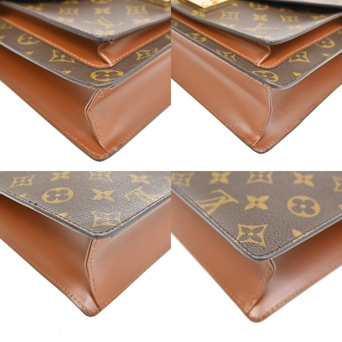 LOUIS VUITTON Monceau 28 2Way Shoulder Hand Bag Monogram Leather M51185 58CA263