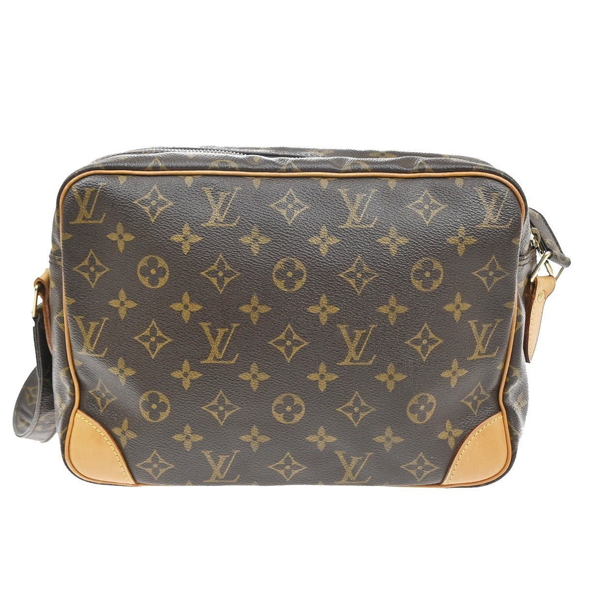 LOUIS VUITTON Nile Crossbody Shoulder Bag Monogram Leather Brown M45244 85SA134