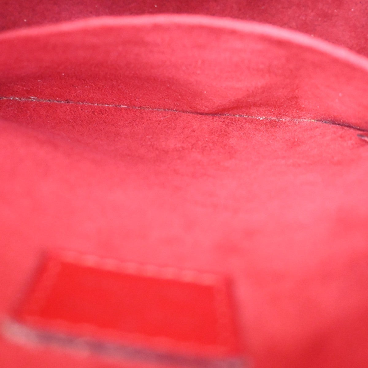 LOUIS VUITTON LV Sabron Logo Hand Bag Epi Leather Red France M52047 72RL901