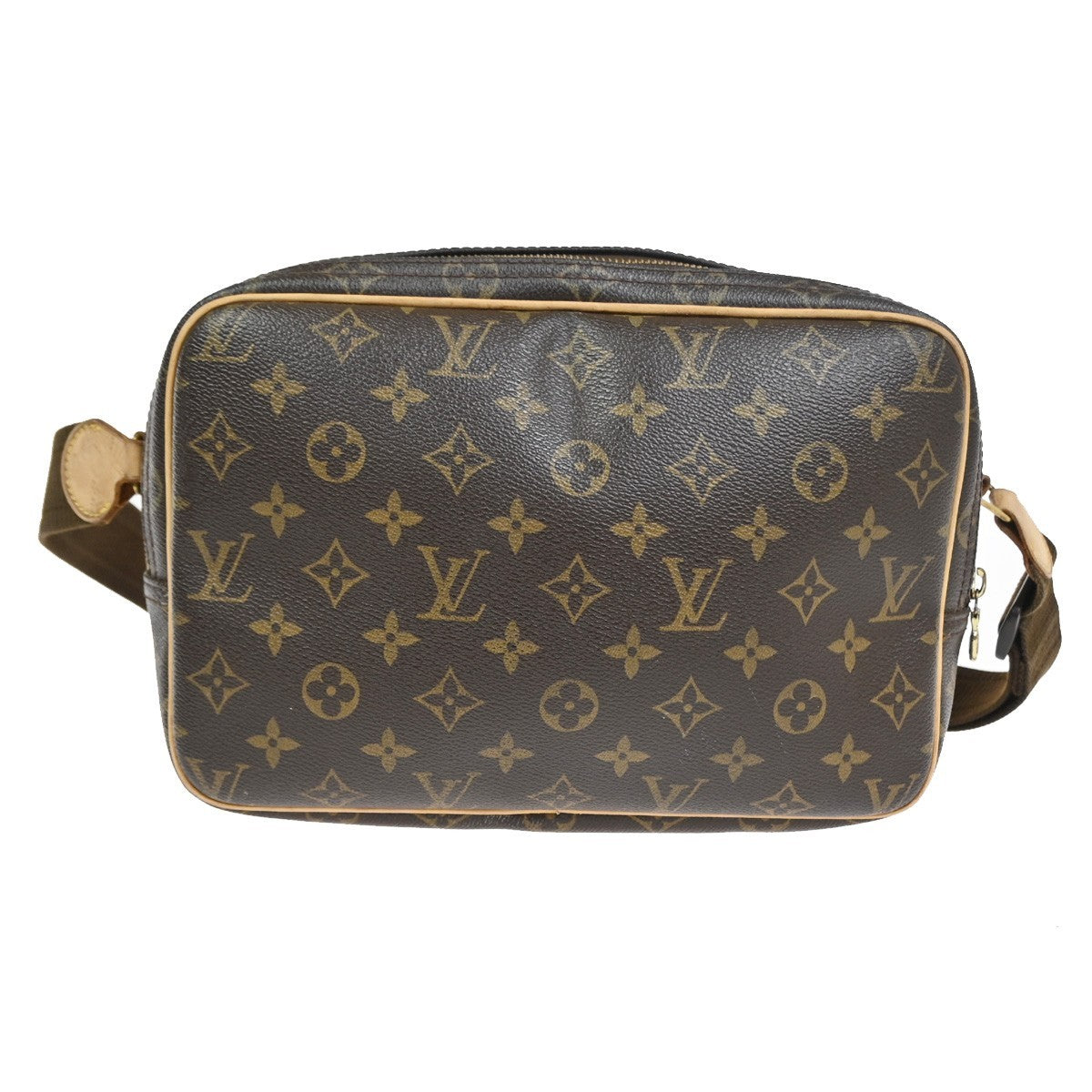 LOUIS VUITTON Reporter Crossbody Shoulder Bag Monogram Leather BN M45254 70CA919