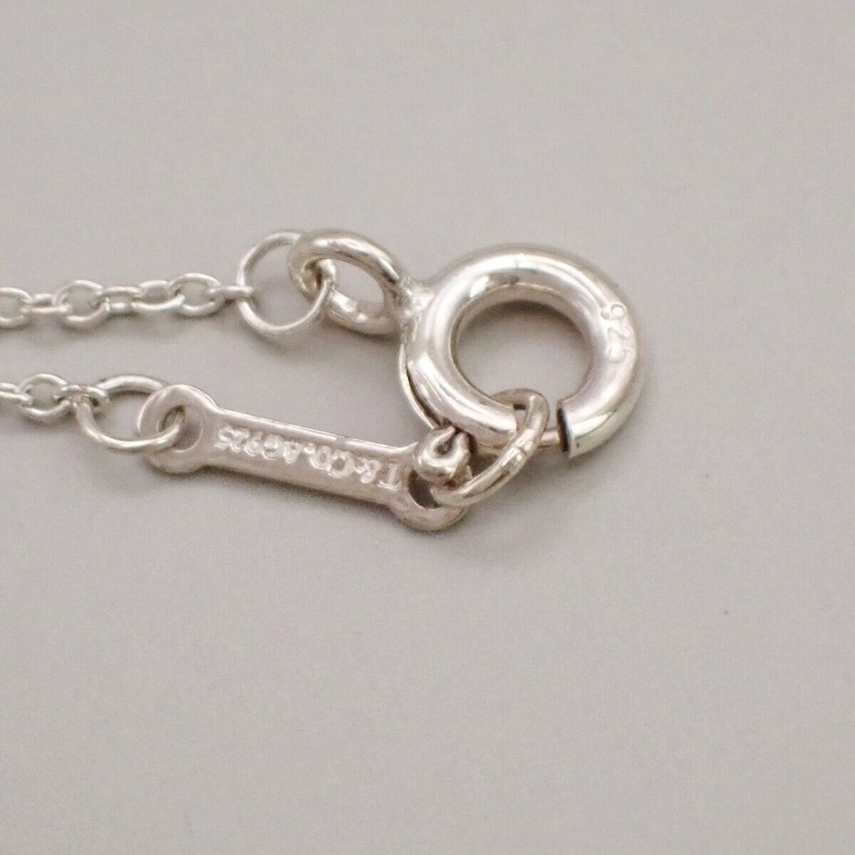 TIFFANY & CO. Loving Heart Chain Necklace Paloma Picass Silver Ag 925 02YF230