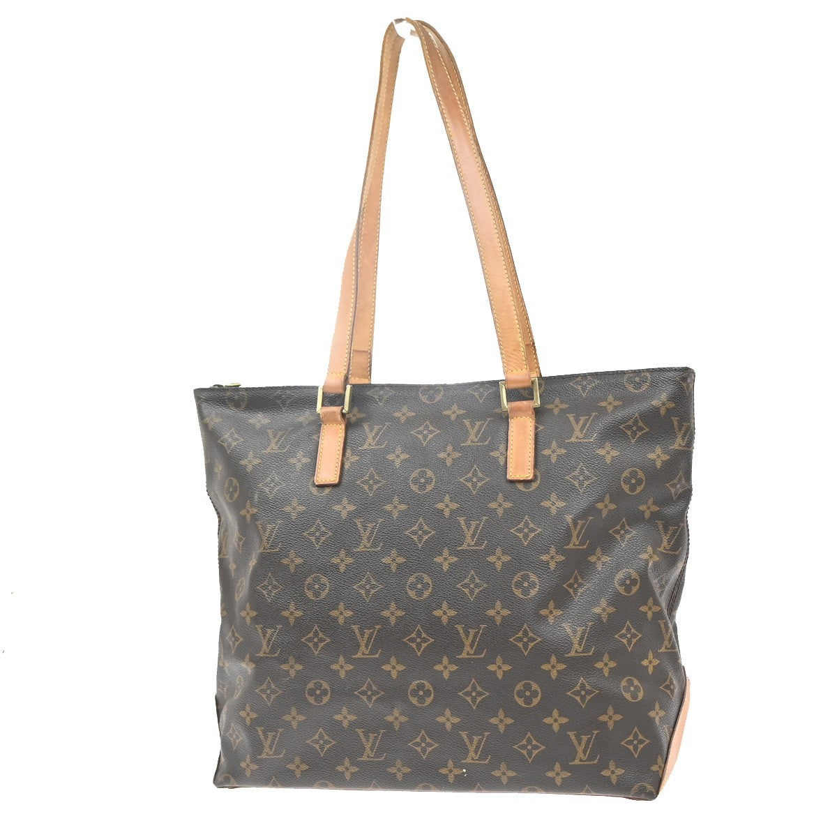 LOUIS VUITTON Cabas Mezzo Shoulder Bag Monogram Leather Brown M51151 82MA440