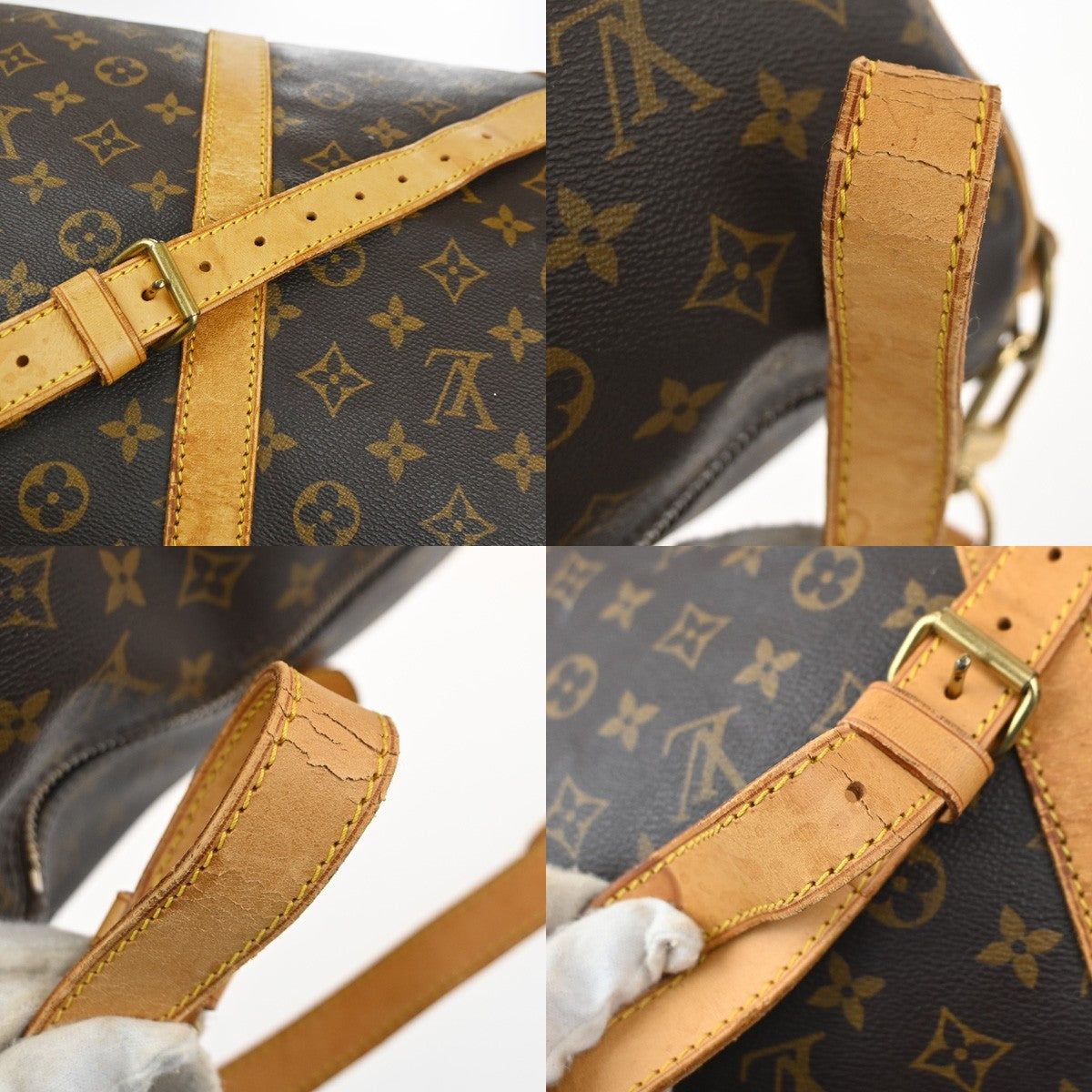 LOUIS VUITTON Keepall Bandouliere 60 2Way Hand Bag Monogram Brown M41412 11YH929