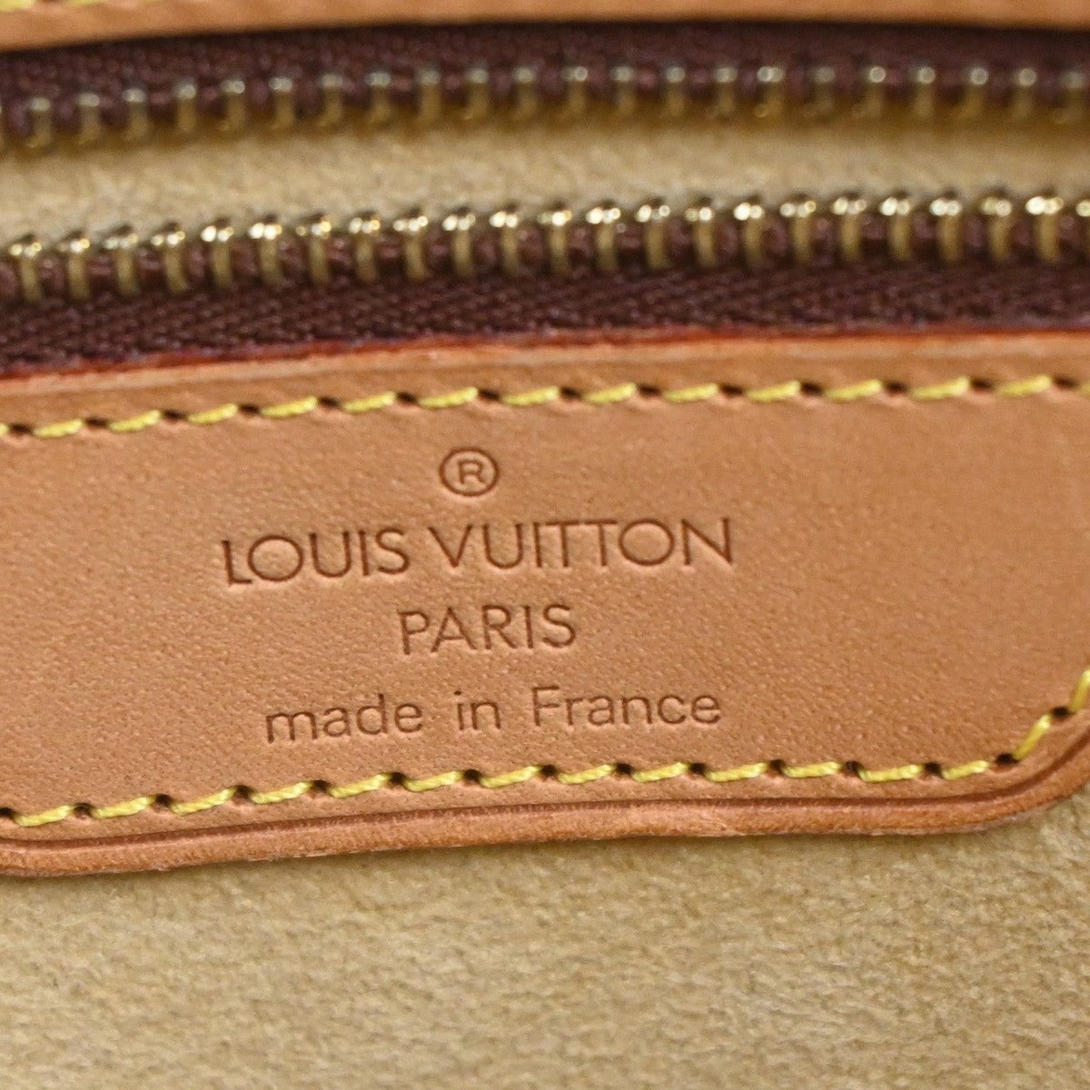 LOUIS VUITTON BABYLONE Shoulder Bag Monogram Leather Brown France M51102 98MA204