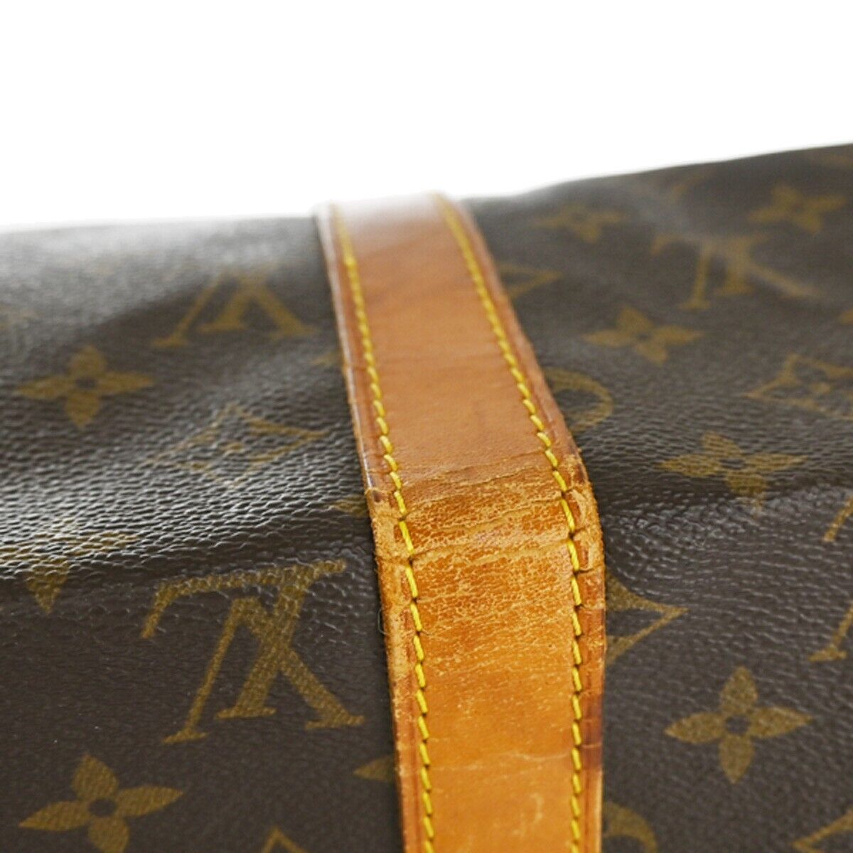 LOUIS VUITTON Keepall 50 Travel Hand Bag Monogram Leather Brown M41426 88YE260