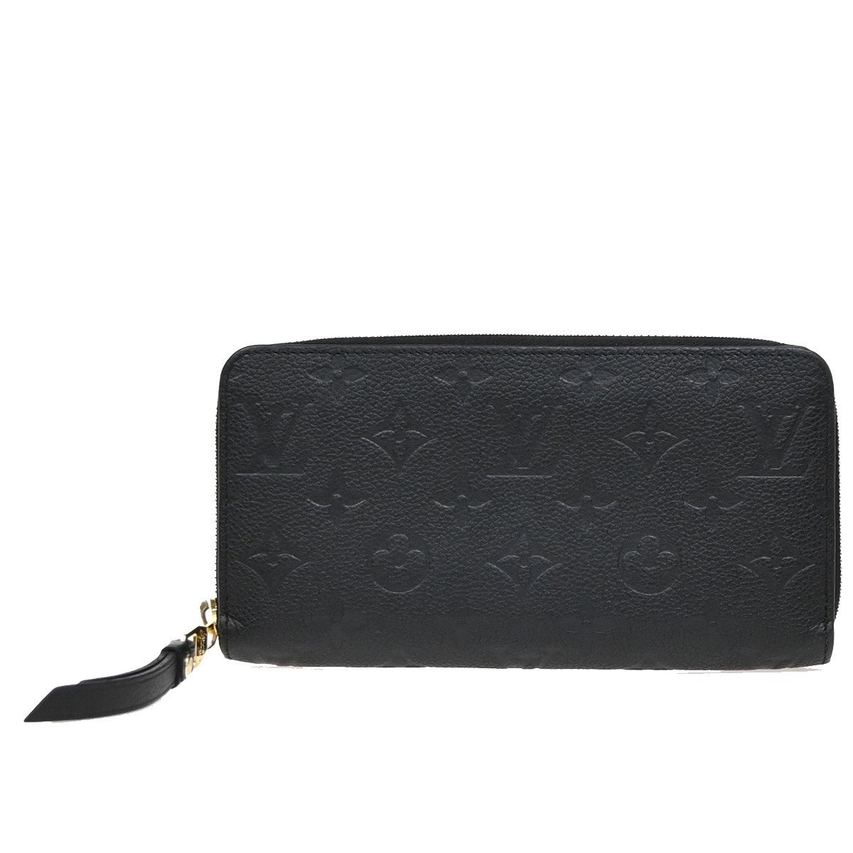 LOUIS VUITTON Zippy Wallet Long Wallet Monogram Empreinte Black M60571 85EG379
