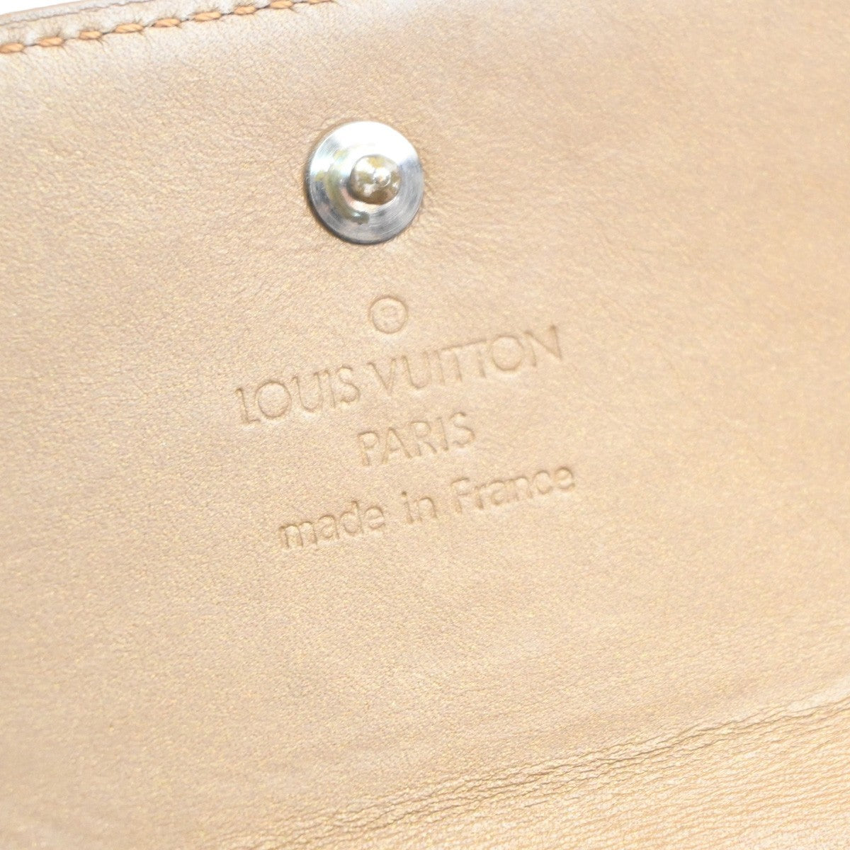 LOUIS VUITTON Porte Monnaie Billets Wallet Monogram Mat Gold BE M65117 67KD037
