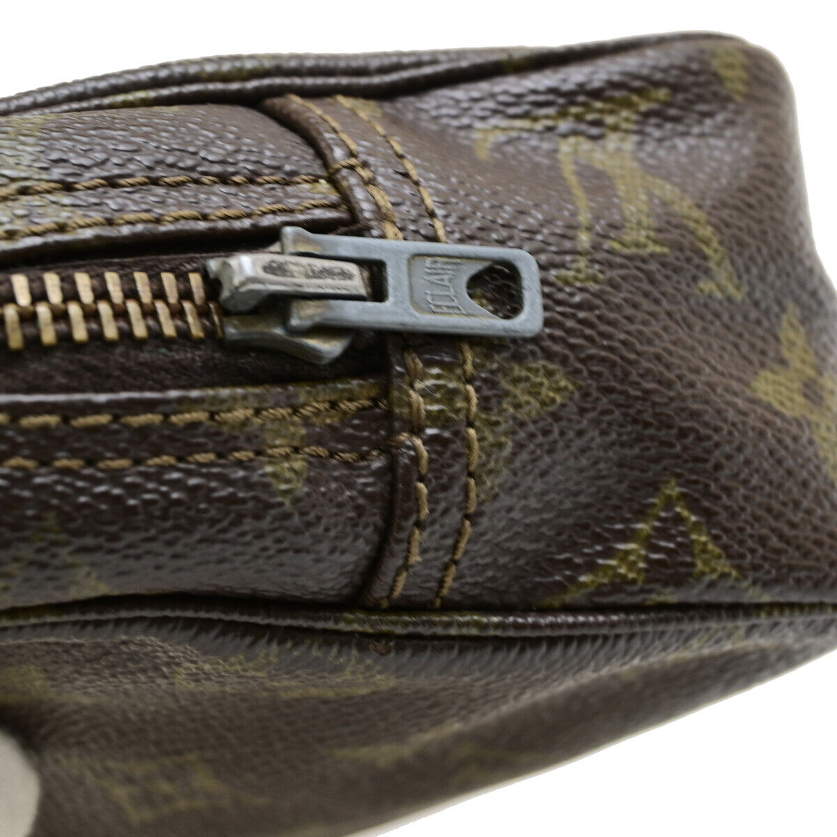 LOUIS VUITTON Trousse Toilette 18 Clutch Hand Bag Monogram Brown M47526 60SJ446