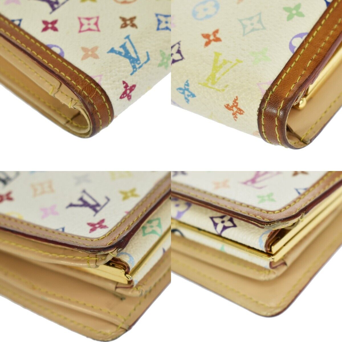 LOUIS VUITTON Portefeuille Viennois Bifold Wallet Monogram Multi M92987 63SH085