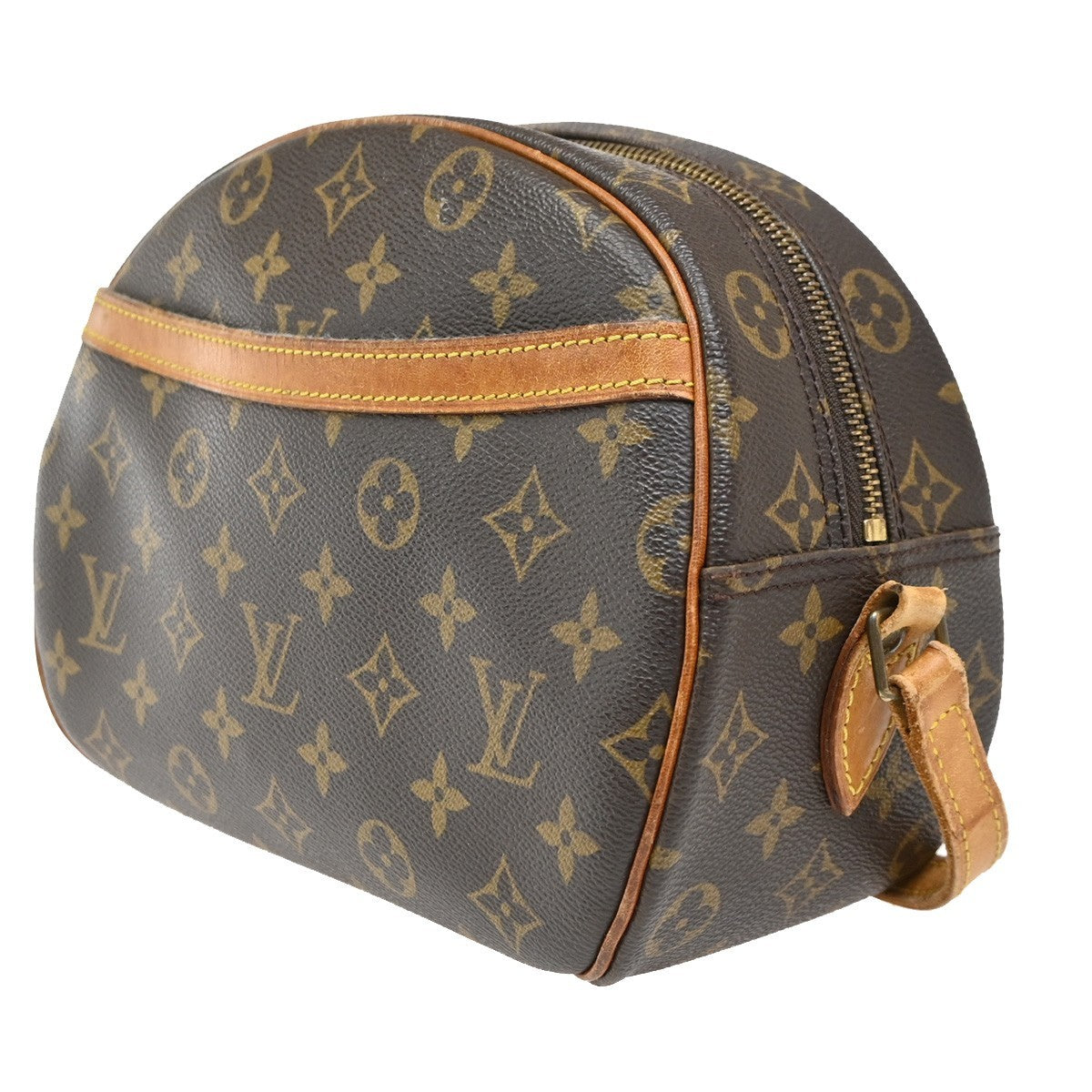 LOUIS VUITTON Blois Crossbody Shoulder Bag Monogram Leather Brown M51221 85CA730