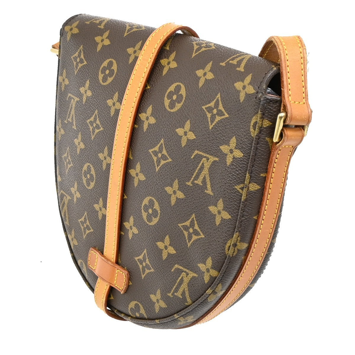 LOUIS VUITTONI Chantilly MM Shoulder Bag Monogram Leather Brown M51233 82MA070