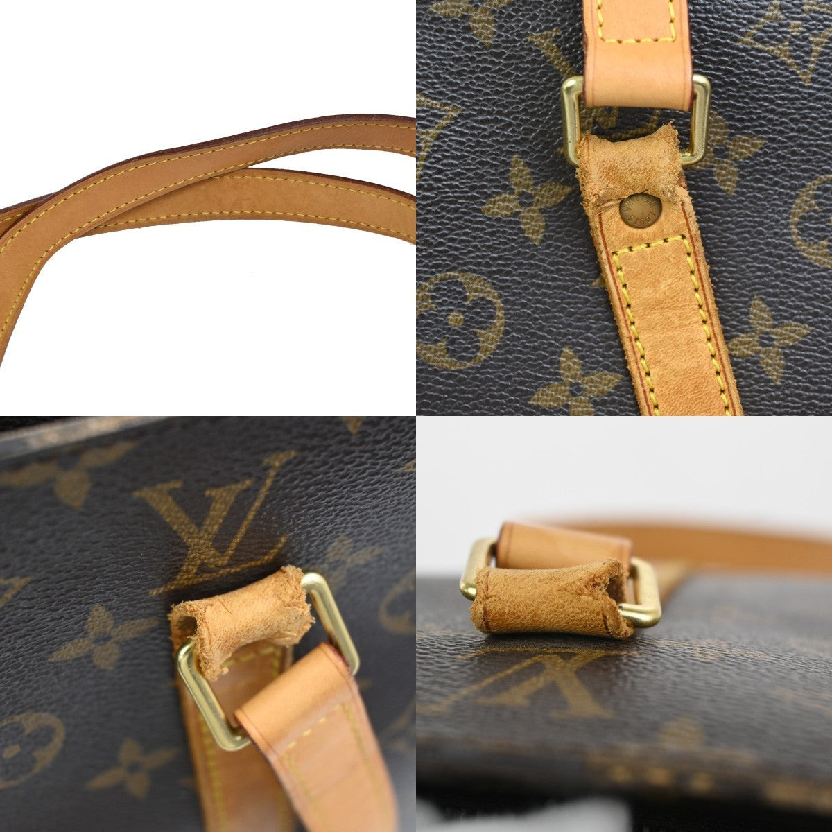 LOUIS VUITTON BABYLONE Shoulder Bag Monogram Leather Brown France M51102 32YJ032