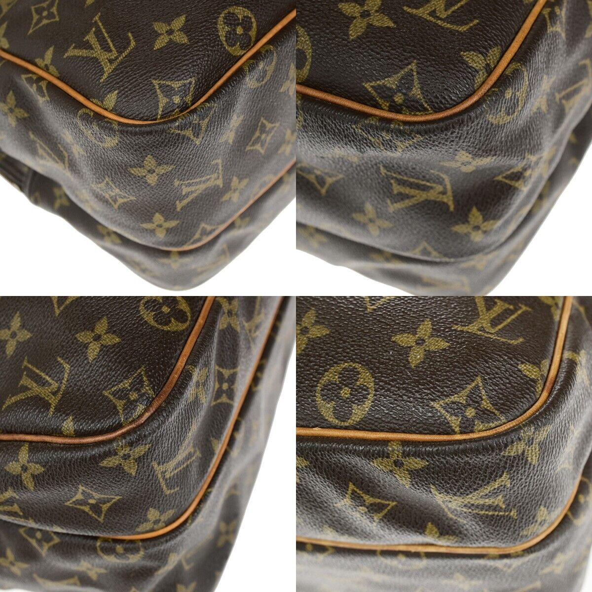 LOUIS VUITTON Reporter GM Crossbody Shoulder Bag Monogram Leather M45252 30EC915