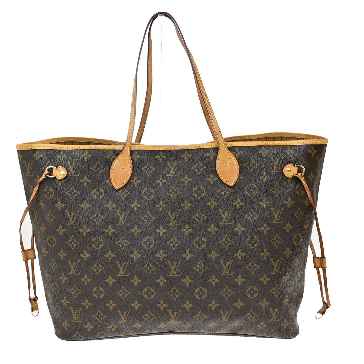 LOUIS VUITTON Neverfull GM Shoulder Tote Bag Monogram Leather BN M40157 27EF832