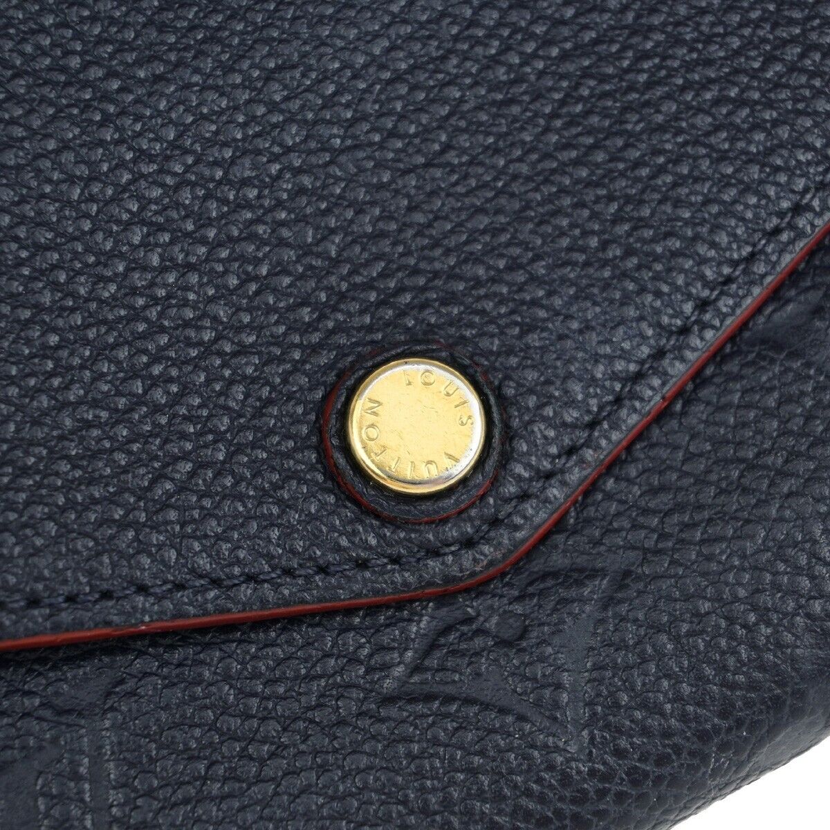 LOUIS VUITTON Portefeuille Sarah Wallet Monogram Empreinte Blue M62125 31EB752