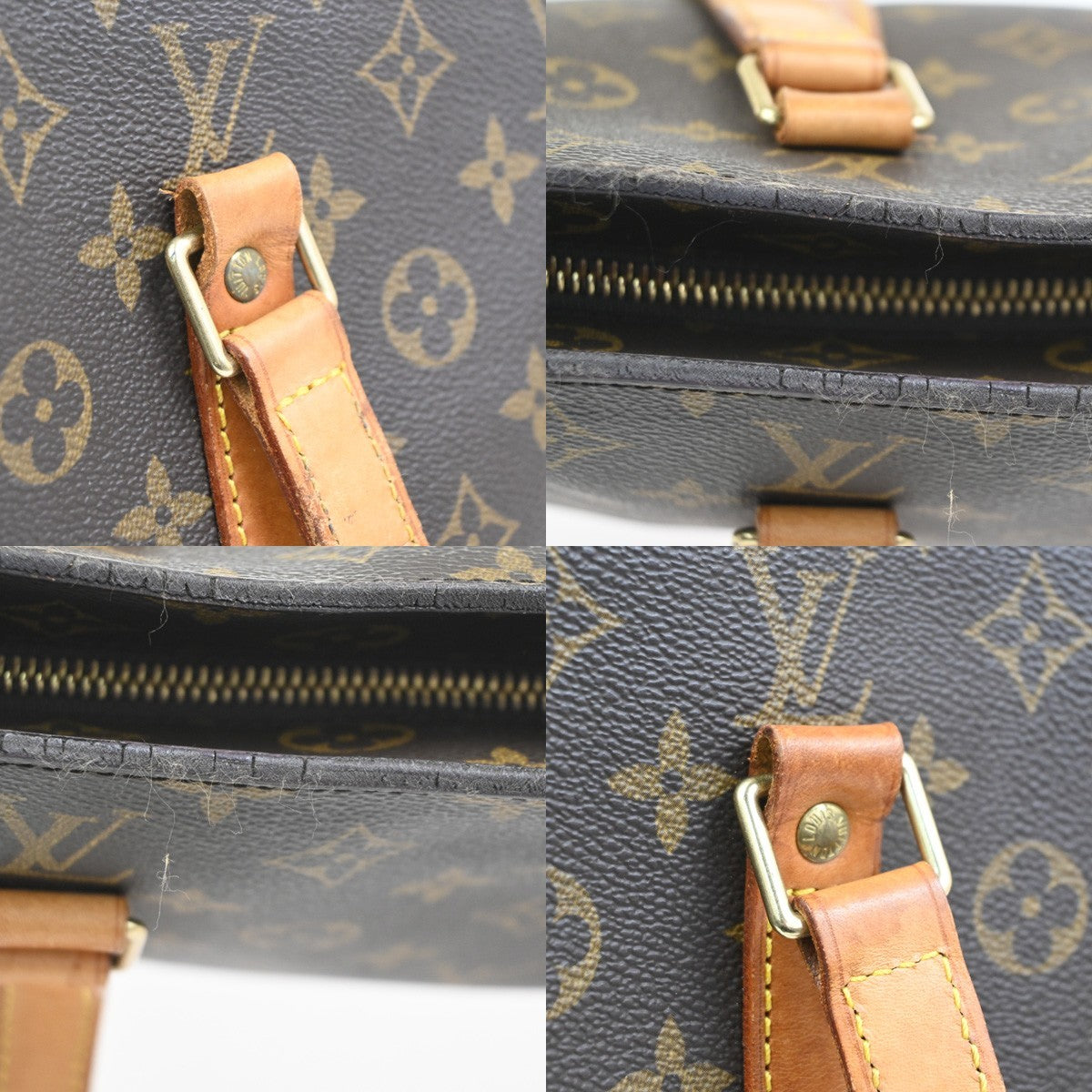 LOUIS VUITTON BABYLONE Shoulder Bag Monogram Leather Brown France M51102 73KC832