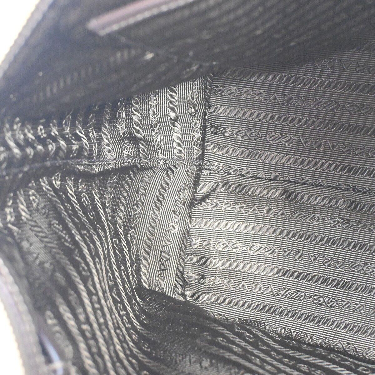 PRADA MILANO 2Way Crossbody  Shoulder Bag Canvas Leather Brown  70SH177