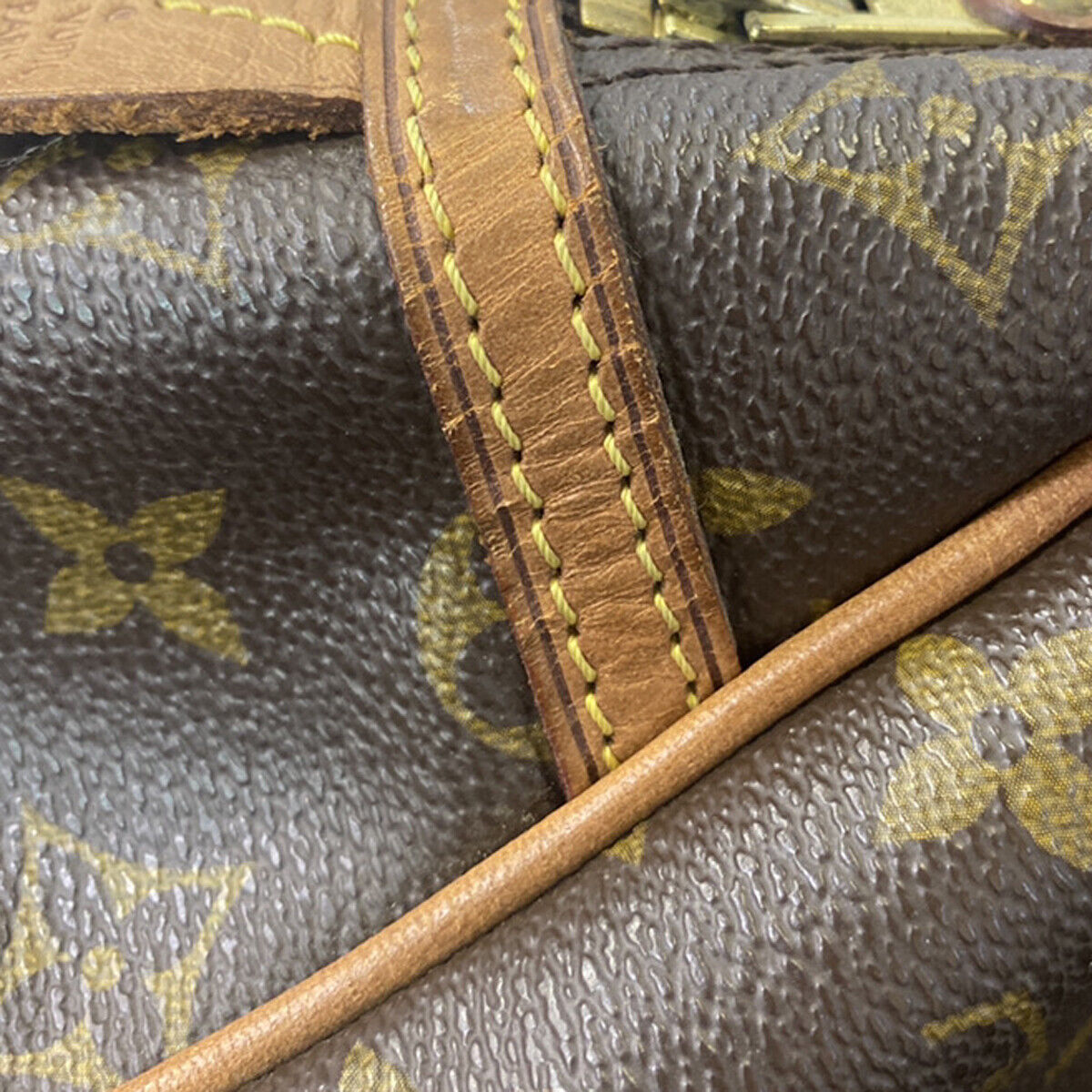 LOUIS VUITTON Montorgueil PM Shoulder Bag Monogram Leather Brown M95565 78YG602