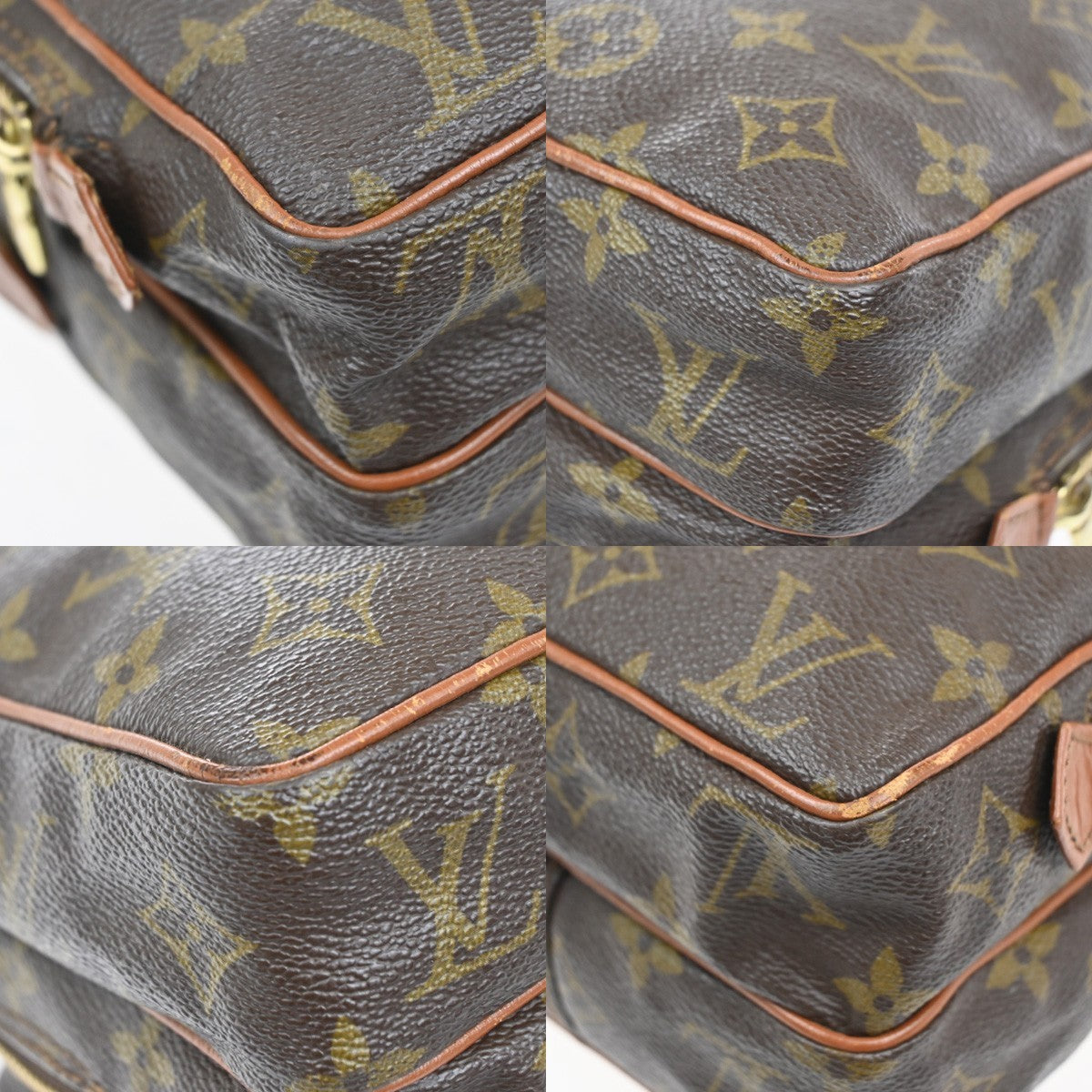 LOUIS VUITTON Mini Amazon Shoulder Bag Monogram Leather Brown M45238 61CA980