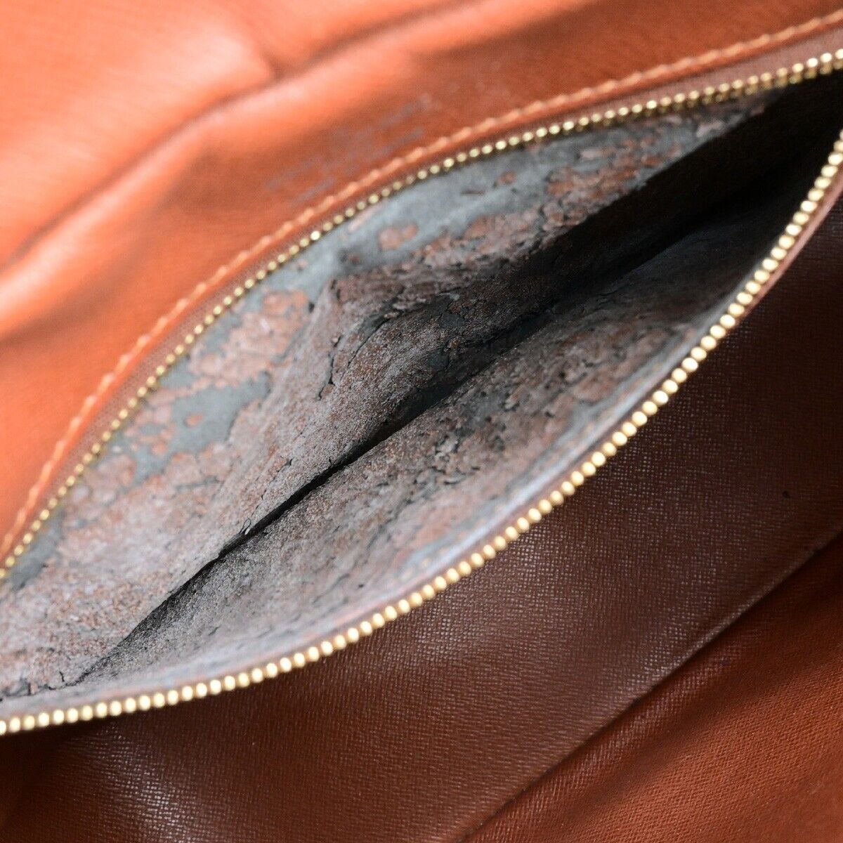 LOUIS VUITTON Boulogne 30 Shoulder Bag Monogram Leather Brown M51265 86ED139