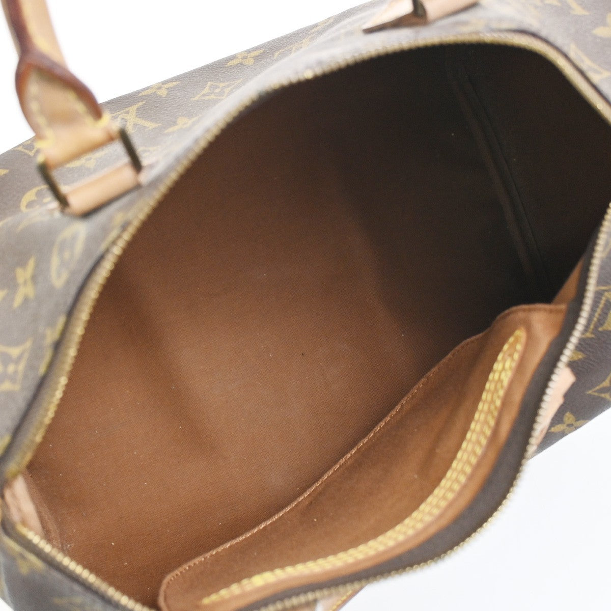 LOUIS VUITTON Speedy 30 Travel Hand Bag Monogram Leather Brown M41526  14SA082