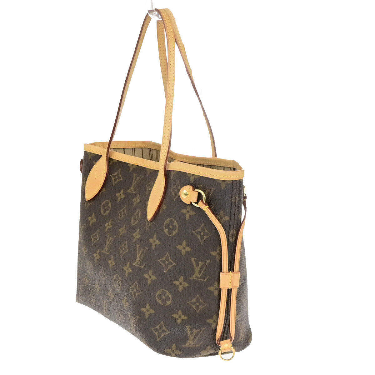 LOUIS VUITTON Neverfull PM Shoulder Tote Bag Monogram Leather BN M40155 55YG761