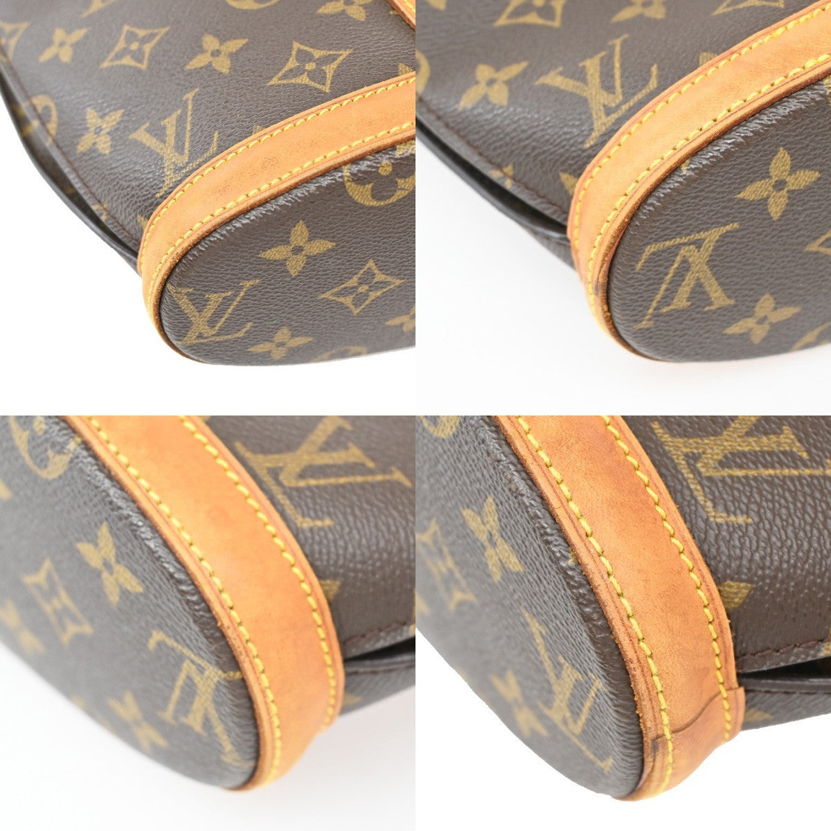 LOUIS VUITTON BABYLONE Shoulder Bag Monogram Leather Brown France M51102 78KB687