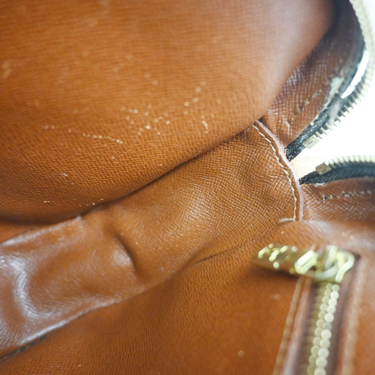 LOUIS VUITTON Jeune Fille MM Shoulder Bag Monogram Leather Brown M51226 32PA041
