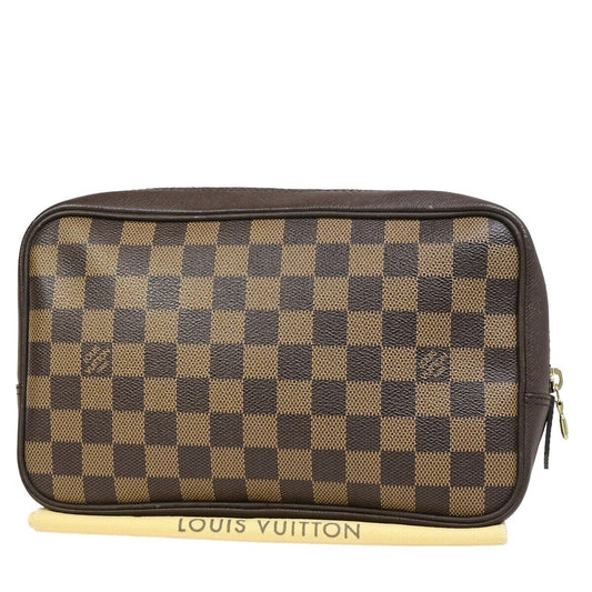 LOUIS VUITTON Trousse Toilette Pouch Clutch Bag Damier Leather BN N47623 85EC573