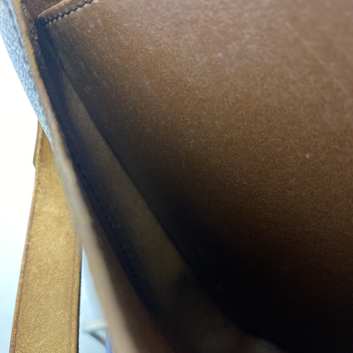 LOUIS VUITTON Cartouchiere GM Shoulder Bag Monogram Leather Brown M51252 60YG597