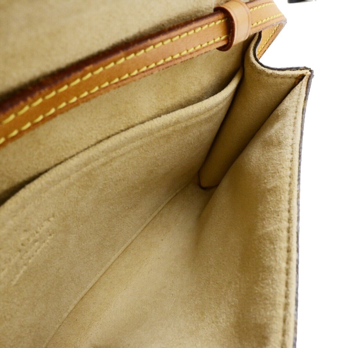 LOUIS VUITTON Pochette Twin GM 2Way Shoulder Bag Monogram Brown M51852 80ED239