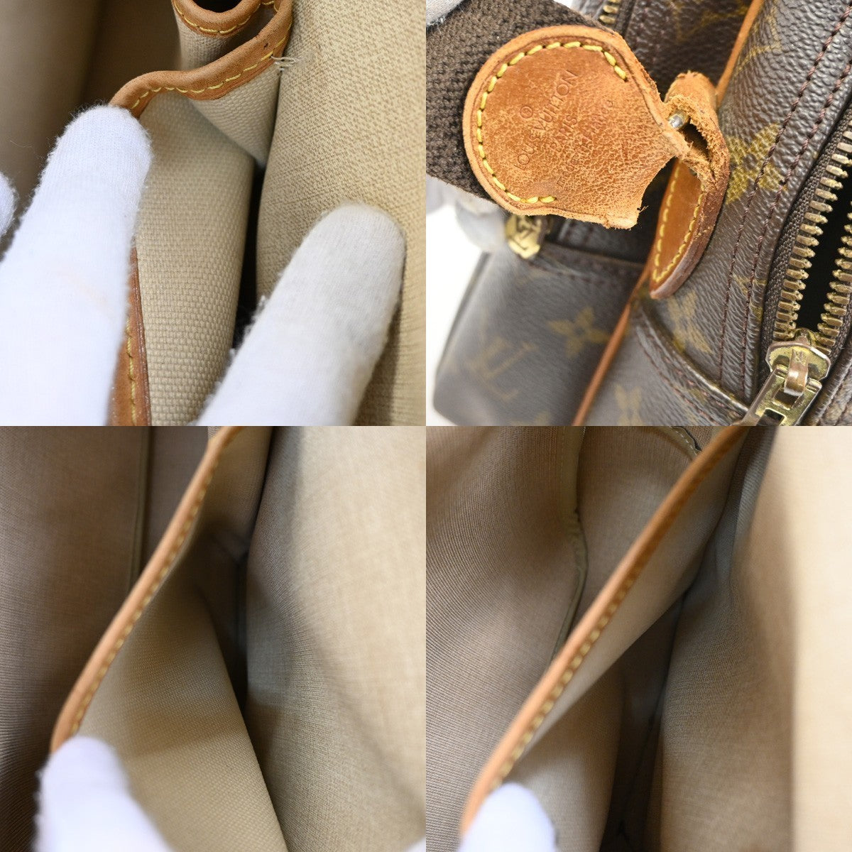 LOUIS VUITTON Reporter GM Crossbody Shoulder Bag Monogram Leather M45252 39KC606