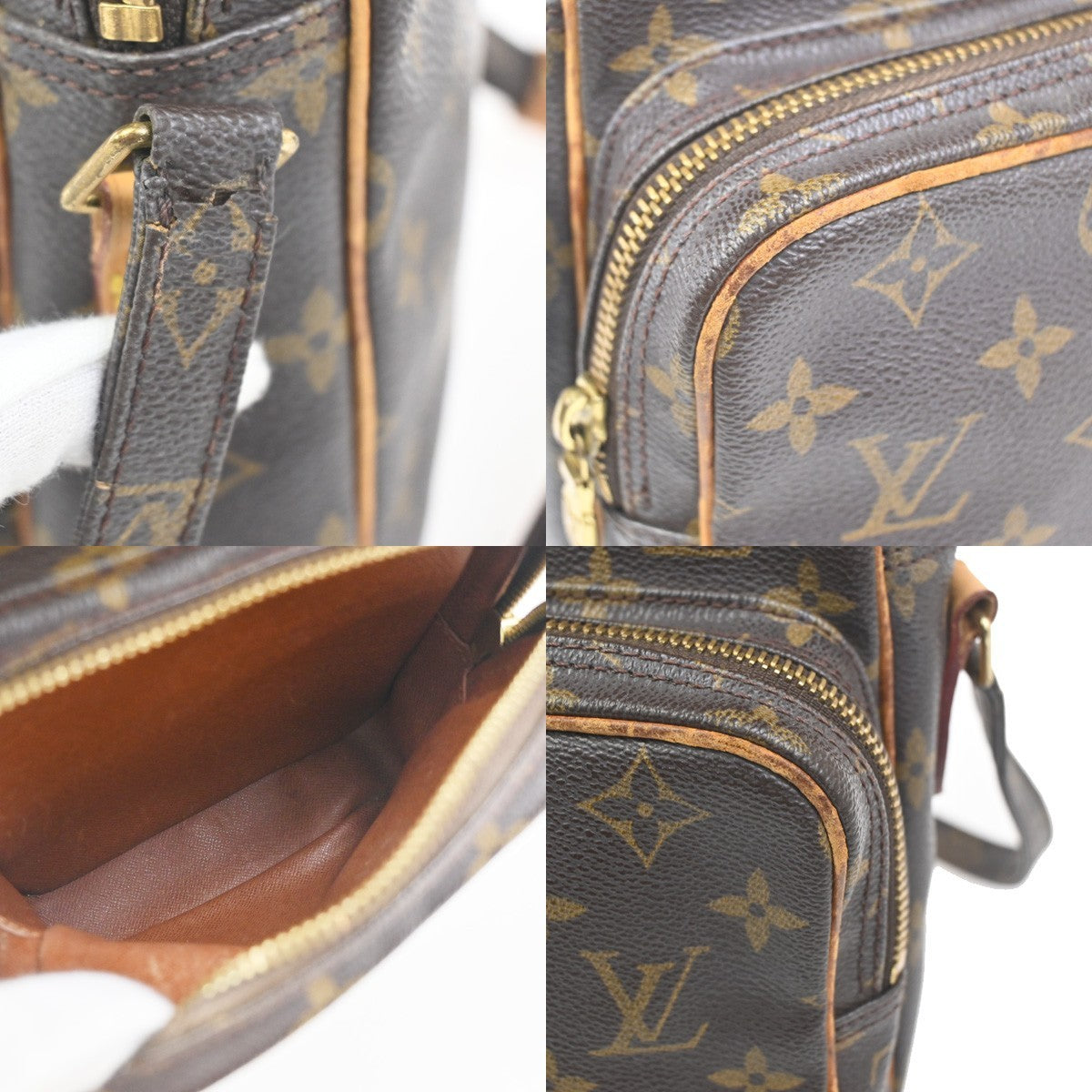 LOUIS VUITTON Amazon Crossbody Shoulder Bag Monogram Leather BN M45236 32KC766