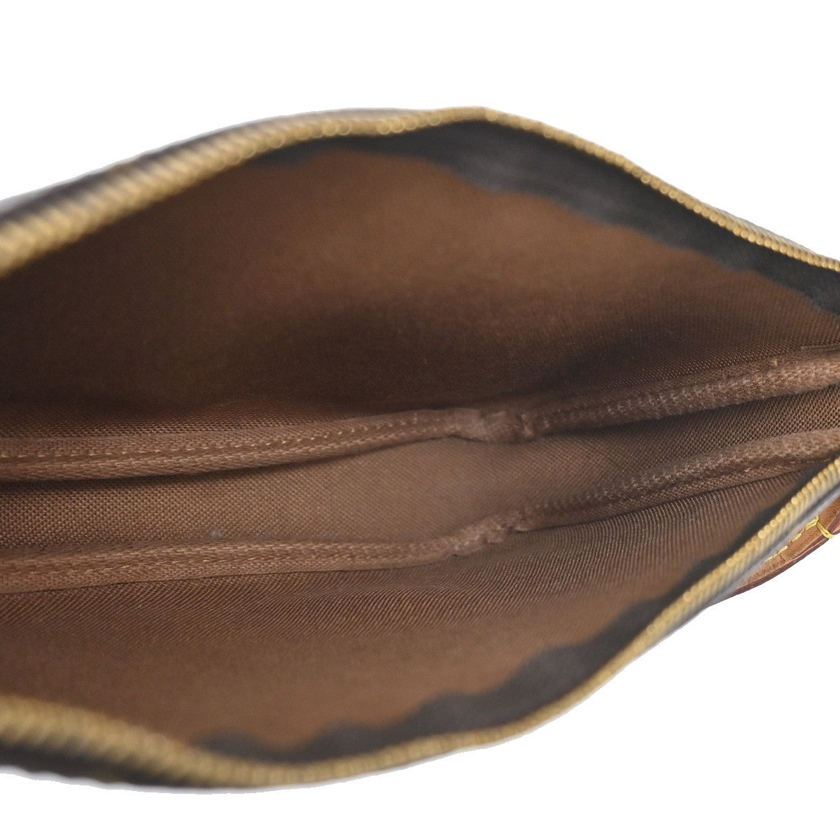 LOUIS VUITTON Pochette Accessoires Hand Bag Monogram Leather BN M51980 72PA024