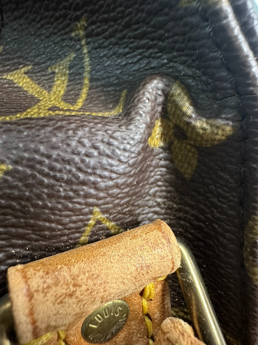 LOUIS VUITTON Cartouchiere MM Shoulder Bag Monogram Leather Brown M51253 31CA716