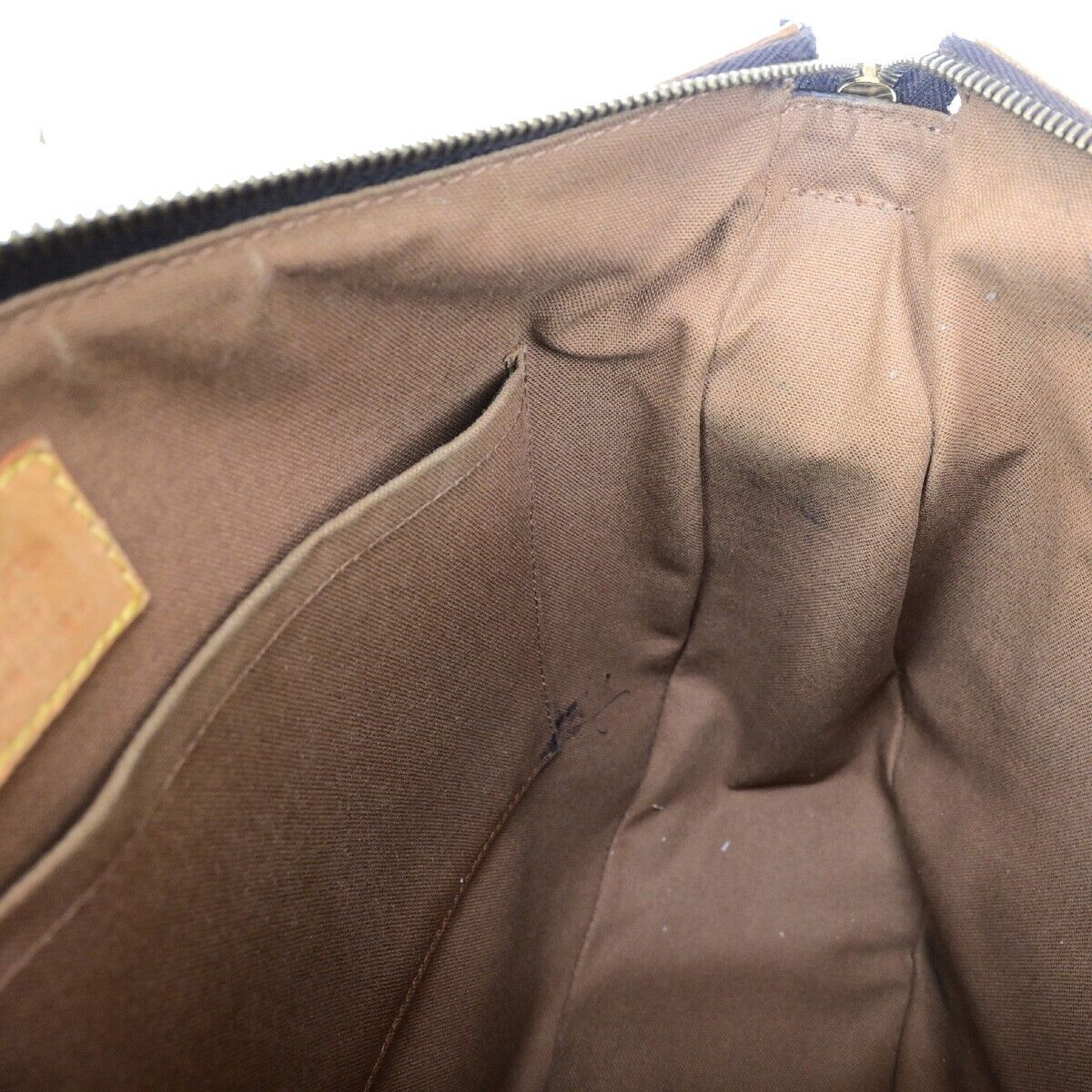LOUIS VUITTON Tolum GM Shoulder Bag Monogram Leather Brown GHW M40075 37EC917