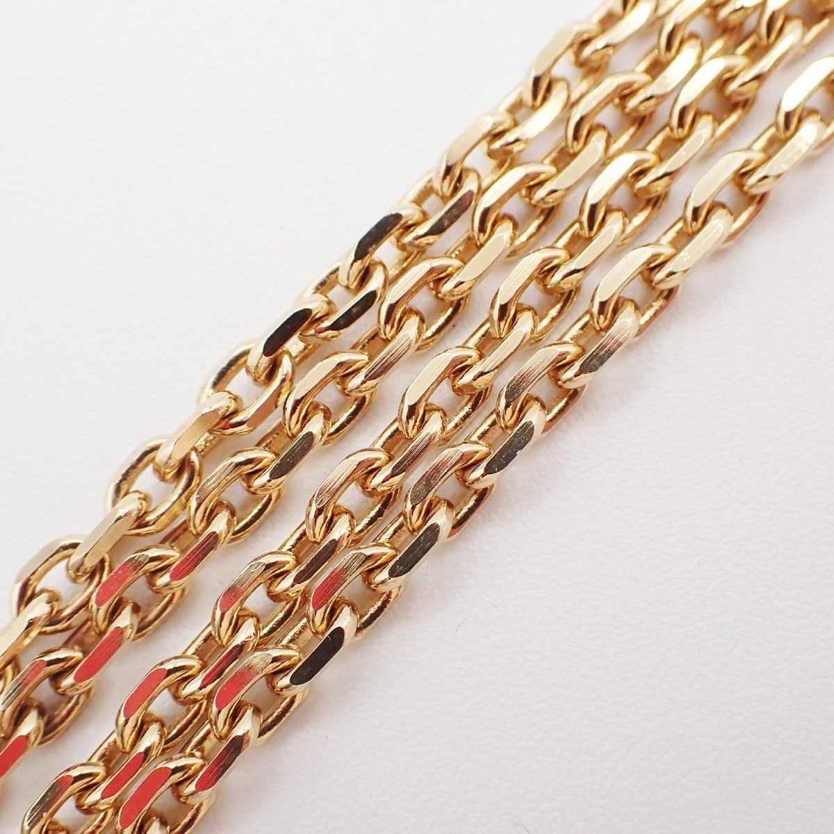 LOUIS VUITTON Logo Collier Inclusion Necklace GHW M65294 34EG360