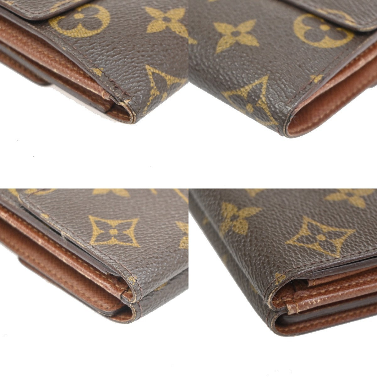 LOUIS VUITTON Porte Monnaie Billet Carte Credit Wallet Monogram M61652 07KC326