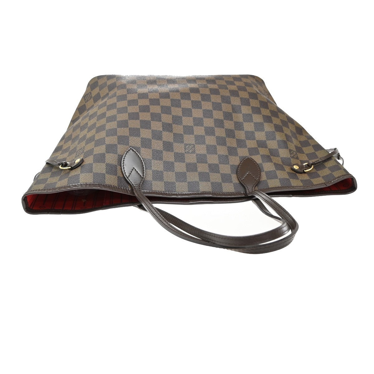 LOUIS VUITTON Neverfull MM Shoulder Bag Damier Ebene Leather BN N51105 94KB305