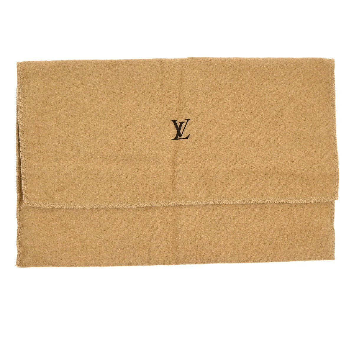 LOUIS VUITTON Logo 20 Set Drawstring Dust Bag Canvas Cotton Beige Brown 63EG382