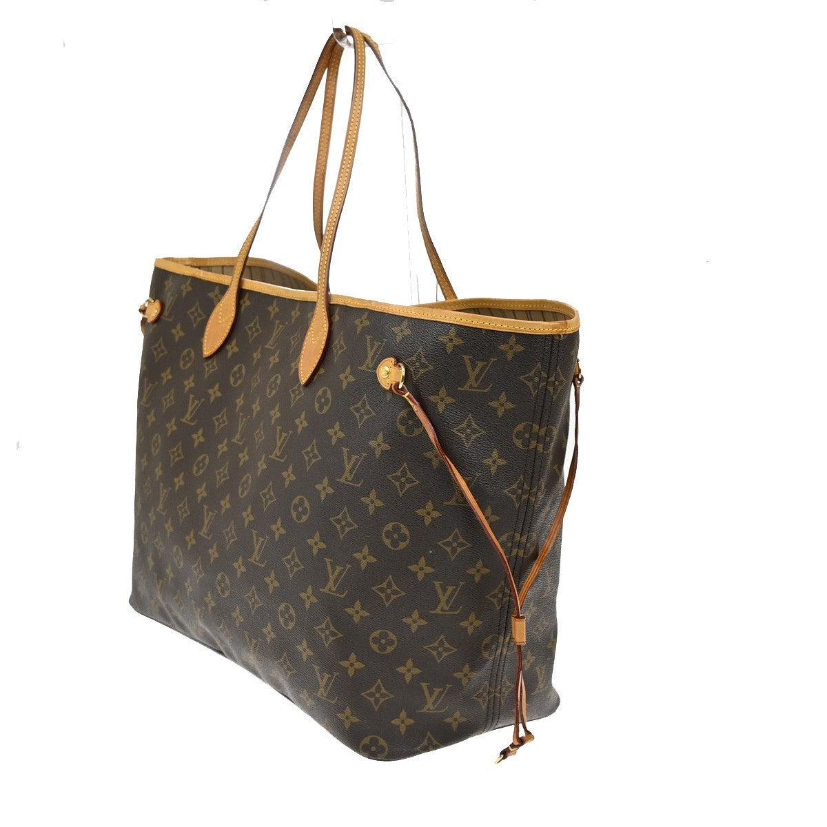 LOUIS VUITTON Neverfull GM Shoulder Tote Bag Monogram Leather BN M40157 27EF832