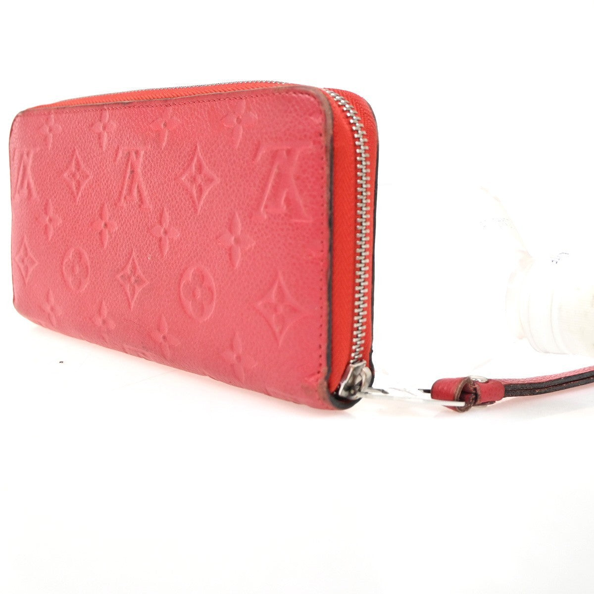 LOUIS VUITTON Zippy Wallet Long Wallet Monogram Empreinte Red M61865 66KC311