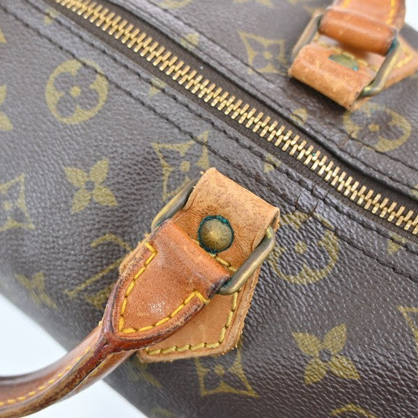 LOUIS VUITTON Speedy 30 Travel Hand Bag Monogram Leather Brown M41526 31CA252