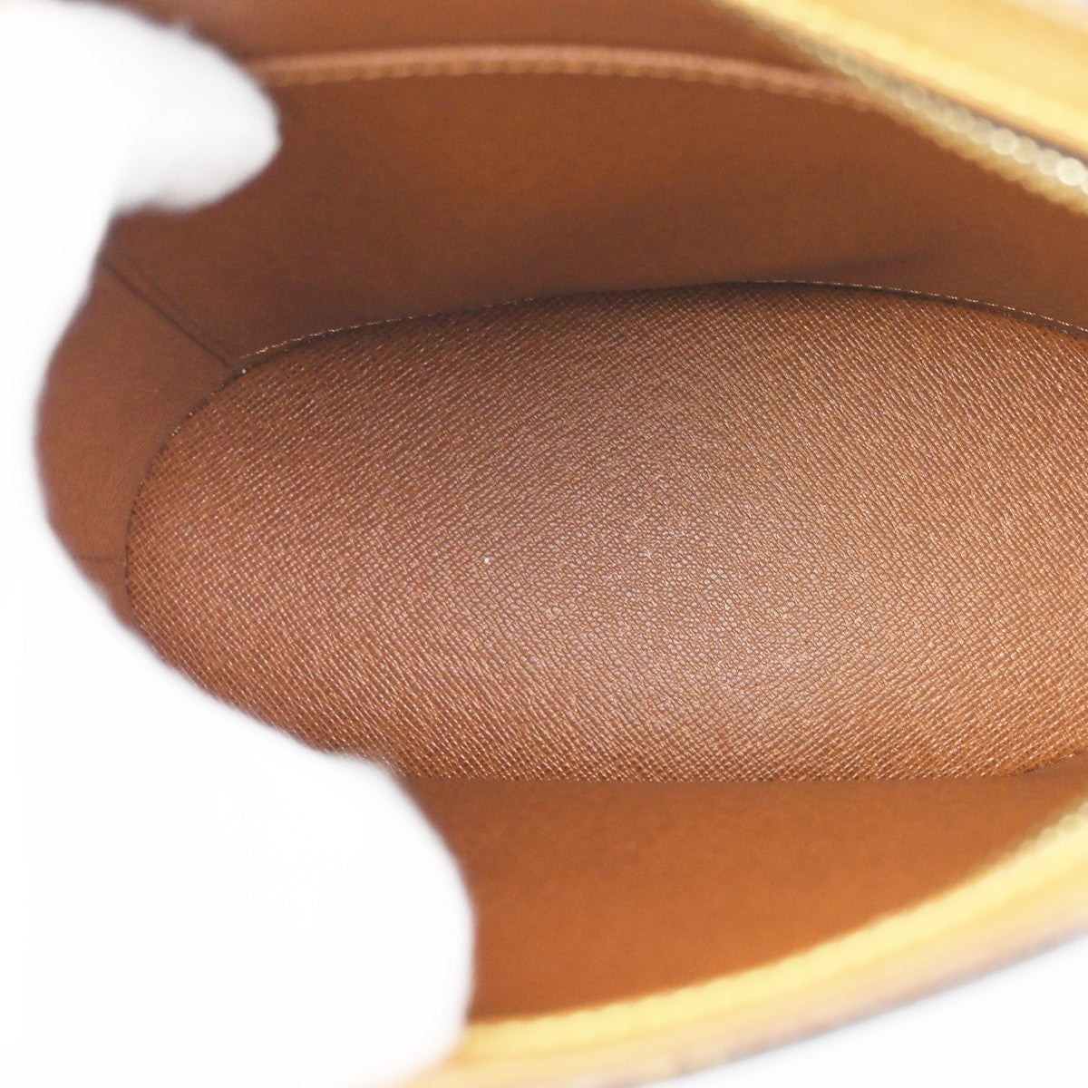 LOUIS VUITTON Logo Drouot Shoulder Bag Monogram Leather Brown M51290 76CA272